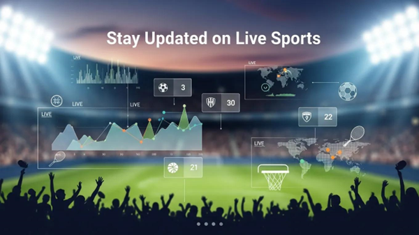 Live sports schedule and event notifications